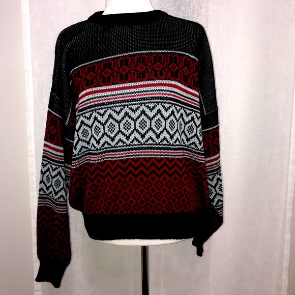 Trophy Club Vintage Striped Holiday Sweater - Picture 1 of 5
